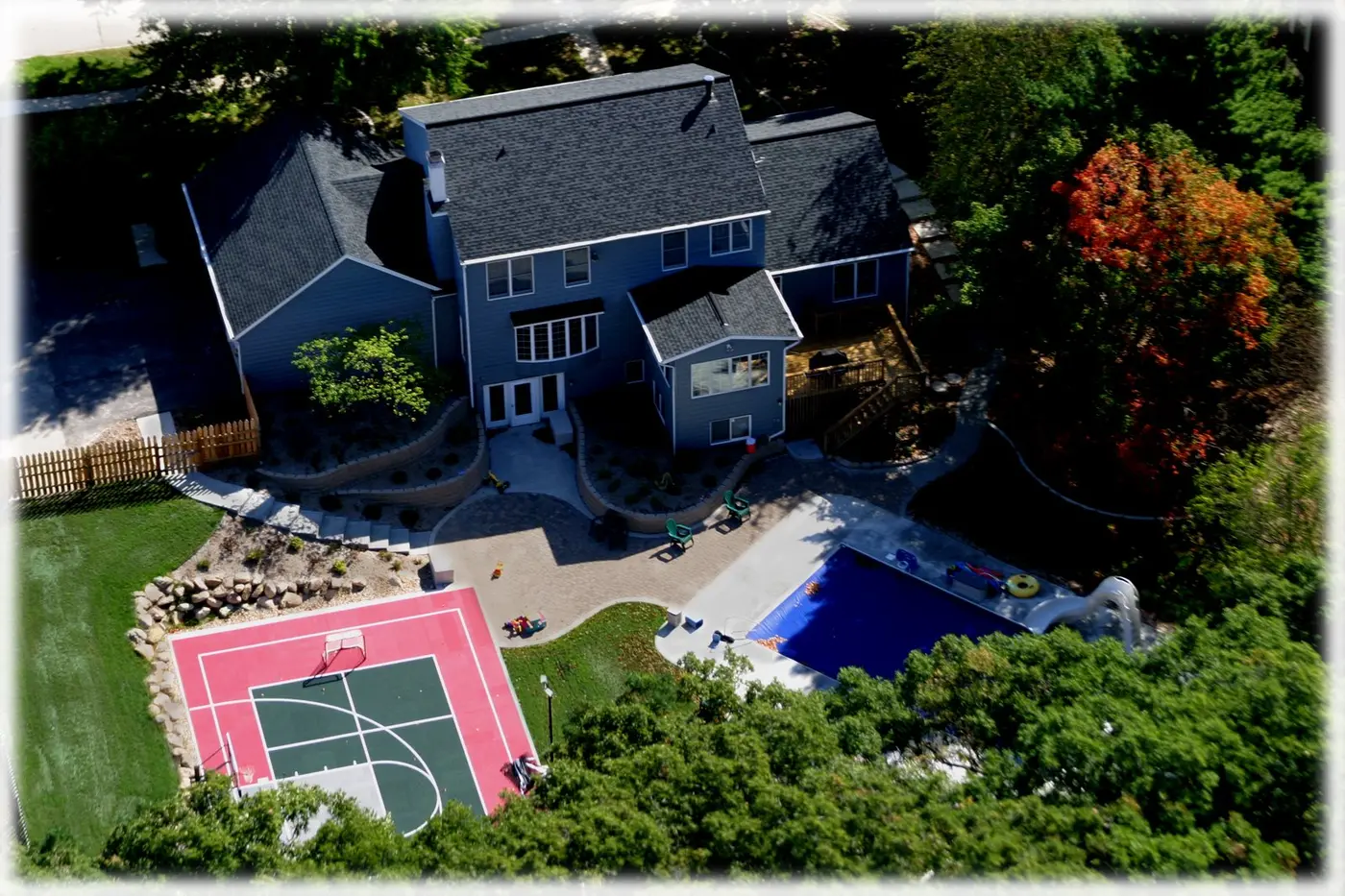 Landscape project by Landforms Design Inc in Cedar Rapids Iowa