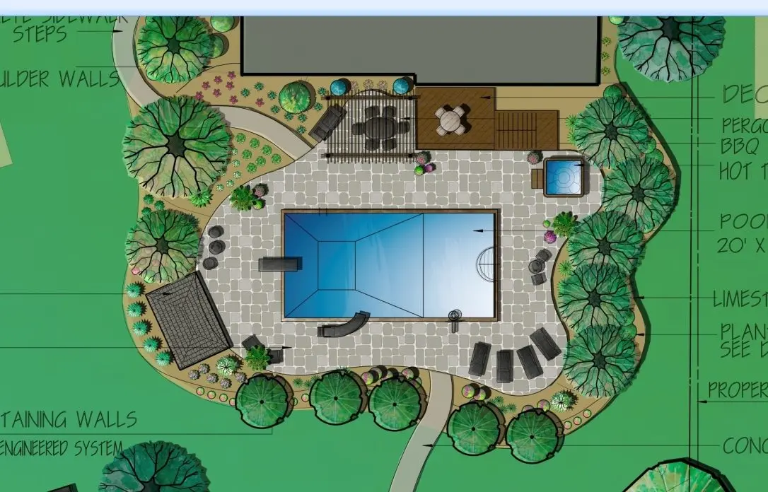 Landscape project by Landforms Design Inc in Cedar Rapids Iowa