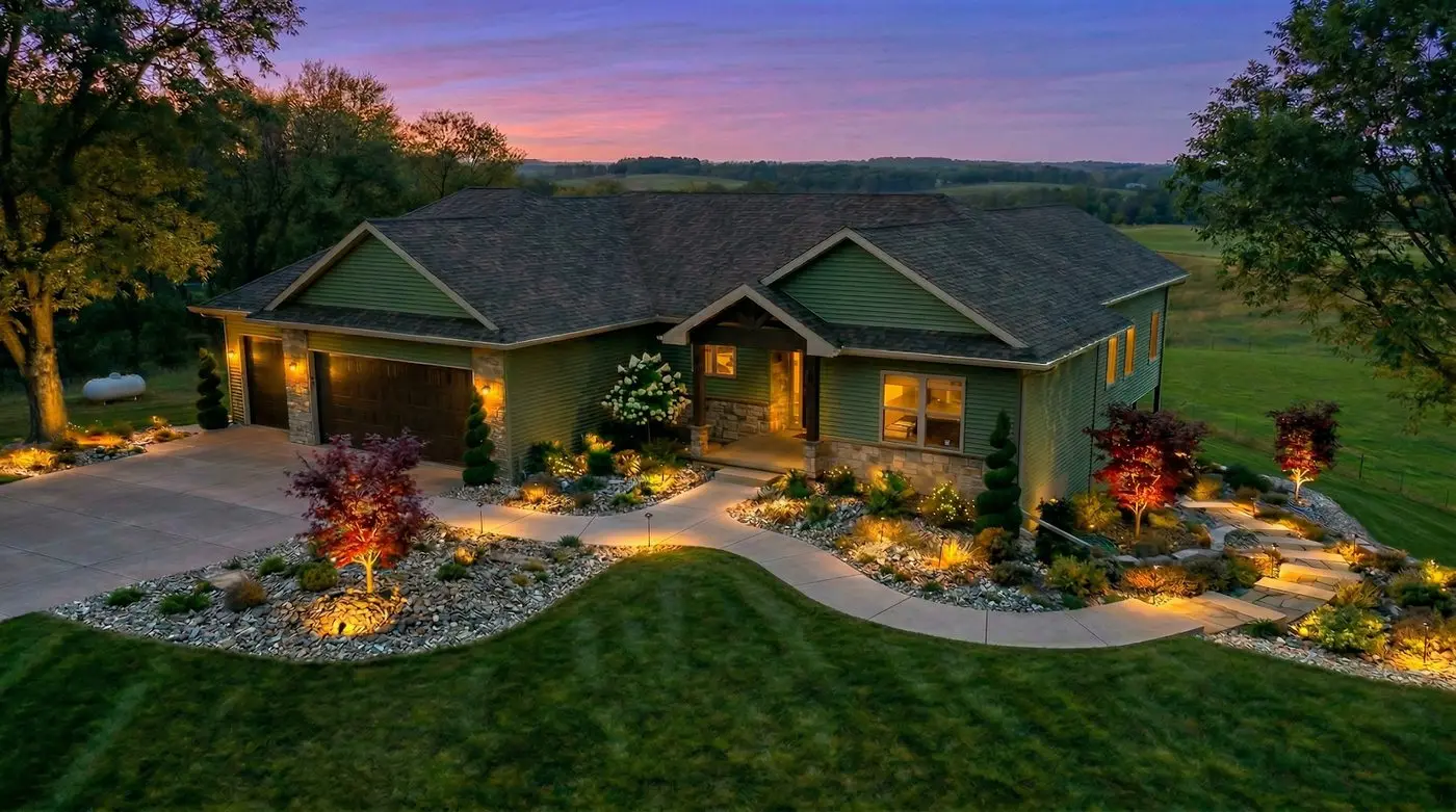 Landscape project by Landforms Design Inc in Cedar Rapids Iowa