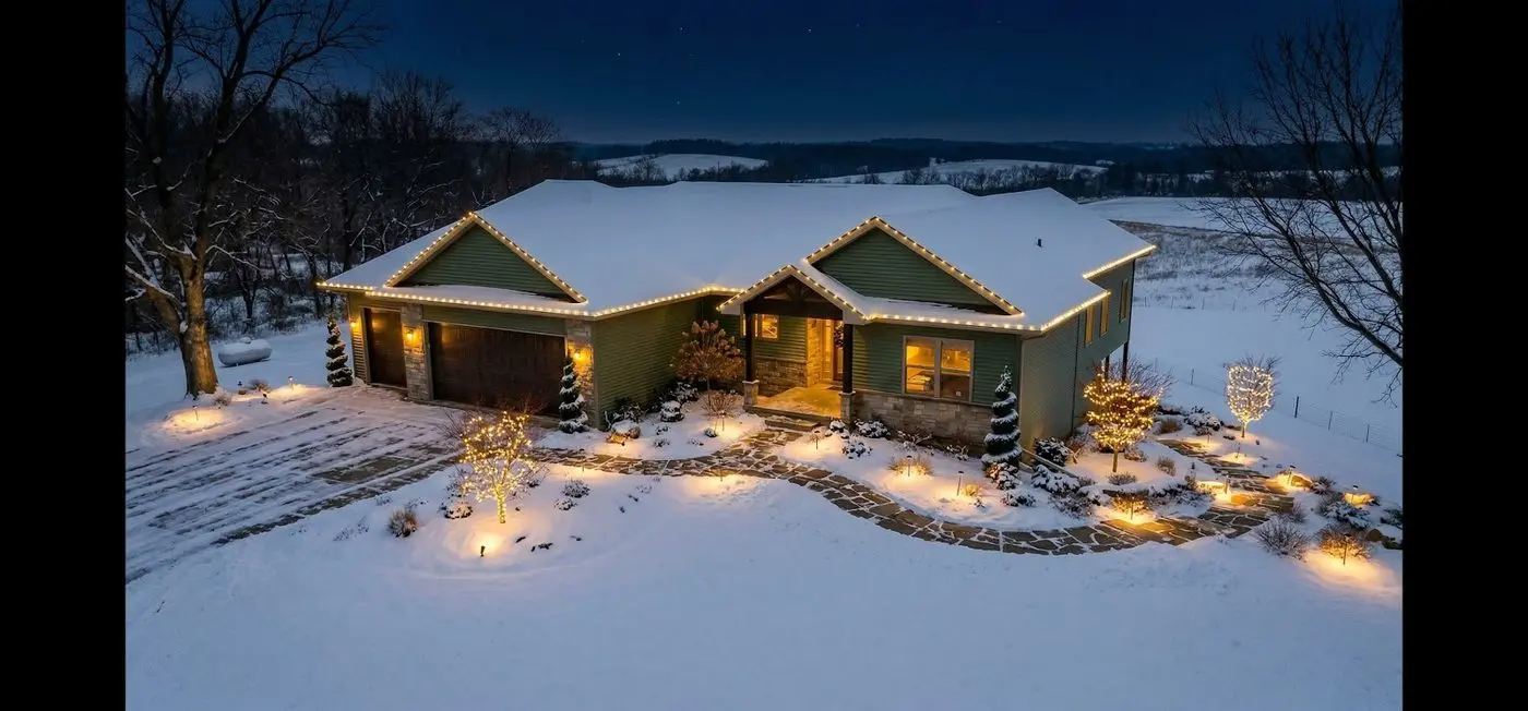 Landscape project by Landforms Design Inc in Cedar Rapids Iowa
