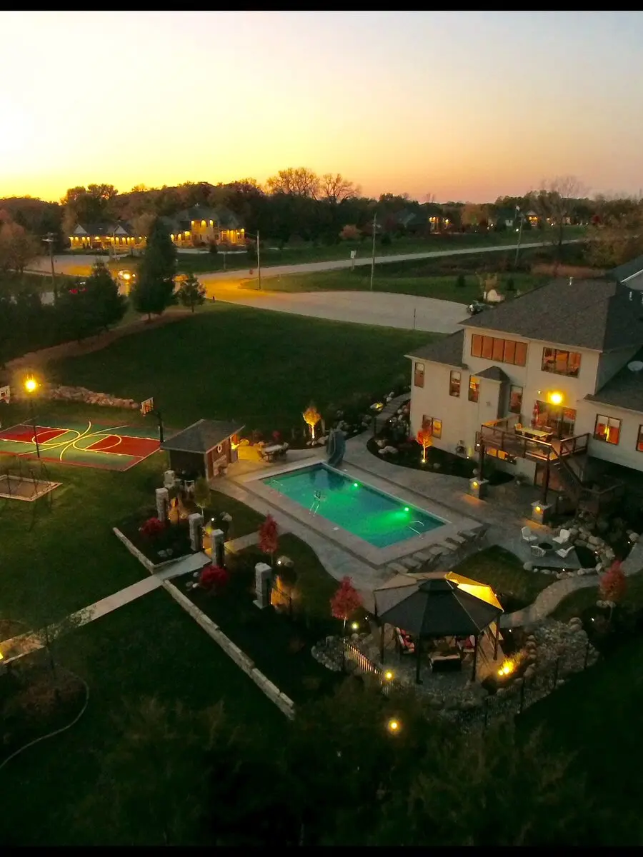 Landscape project by Landforms Design Inc in Cedar Rapids Iowa