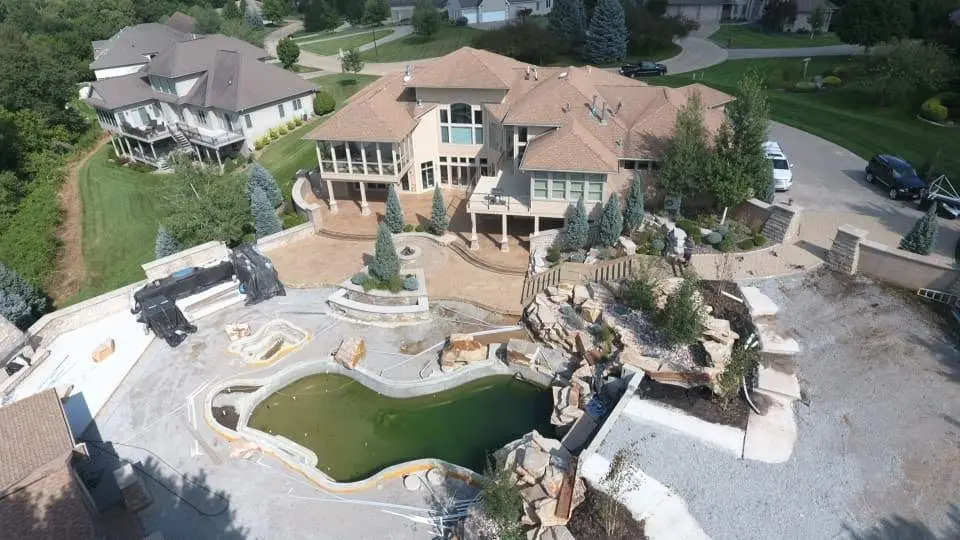 Landscape project by Landforms Design Inc in Cedar Rapids Iowa