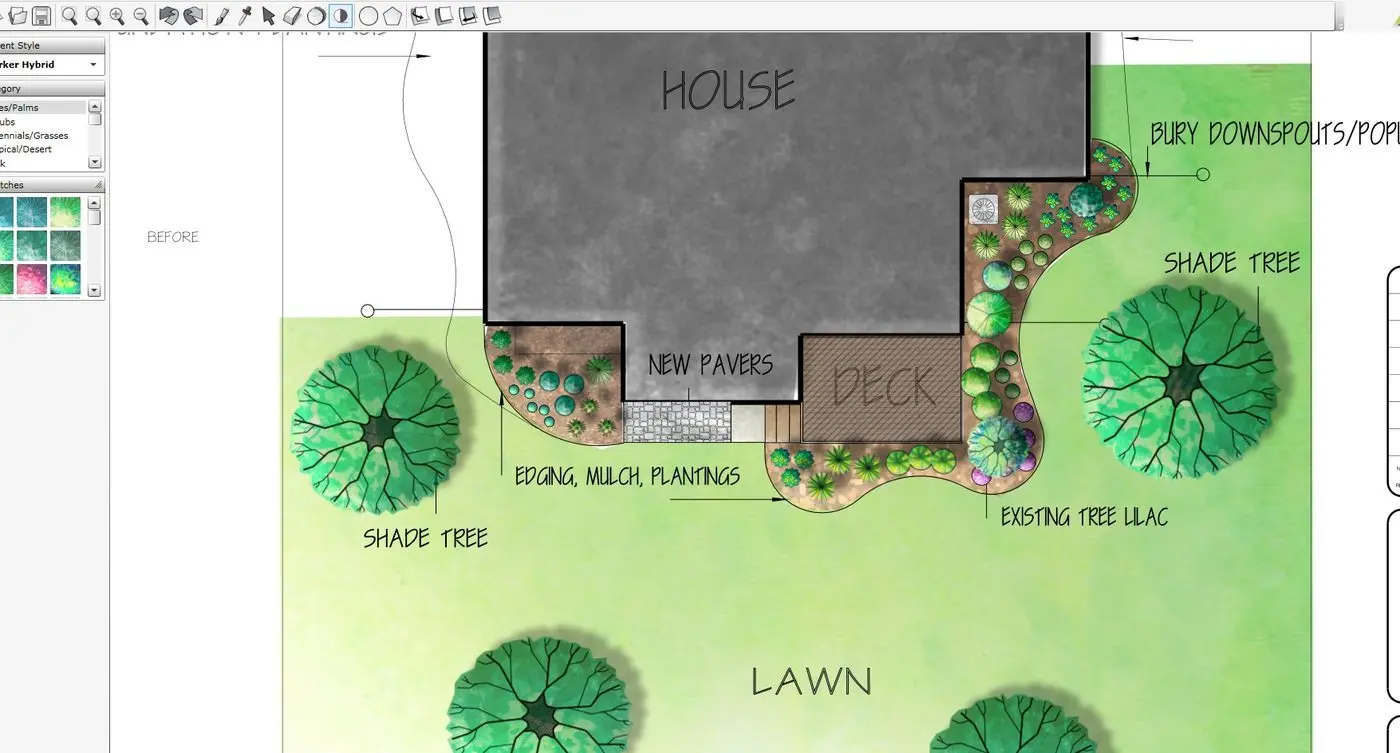Landscape project by Landforms Design Inc in Cedar Rapids Iowa