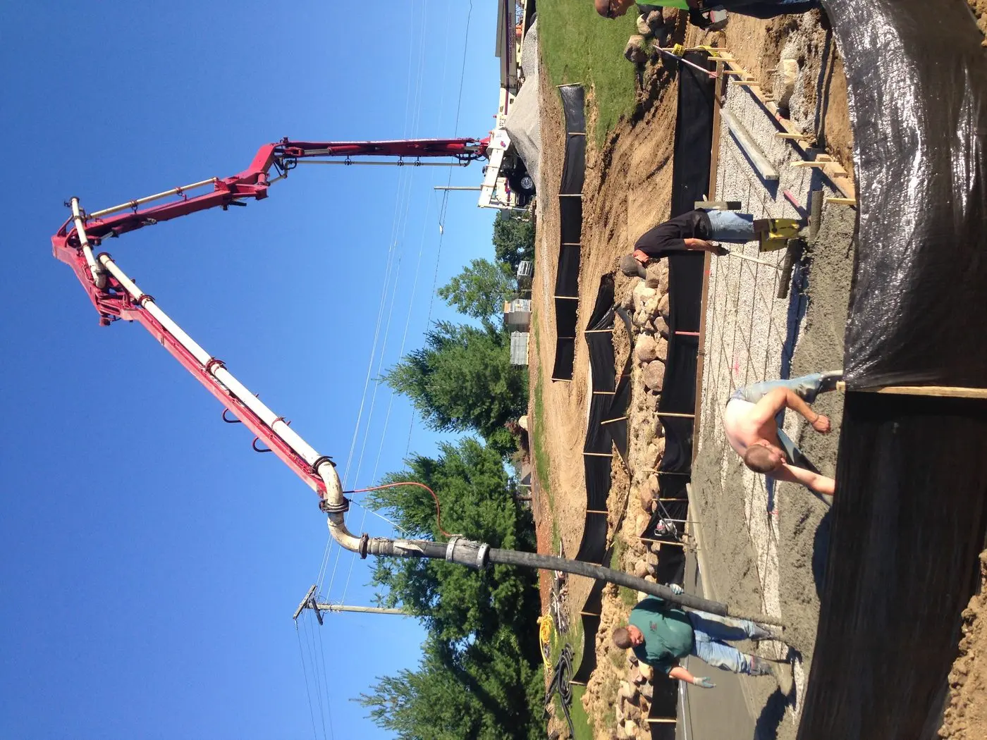Landscape project by Landforms Design Inc in Cedar Rapids Iowa
