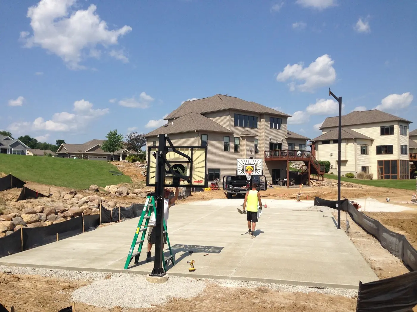 Landscape project by Landforms Design Inc in Cedar Rapids Iowa