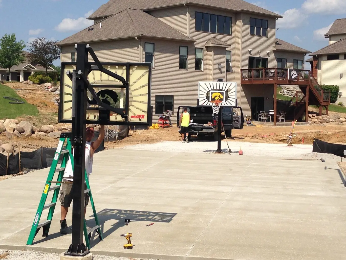 Landscape project by Landforms Design Inc in Cedar Rapids Iowa