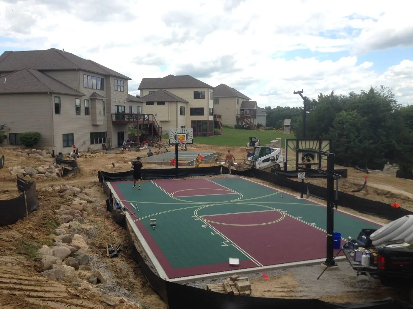 Landscape project by Landforms Design Inc in Cedar Rapids Iowa