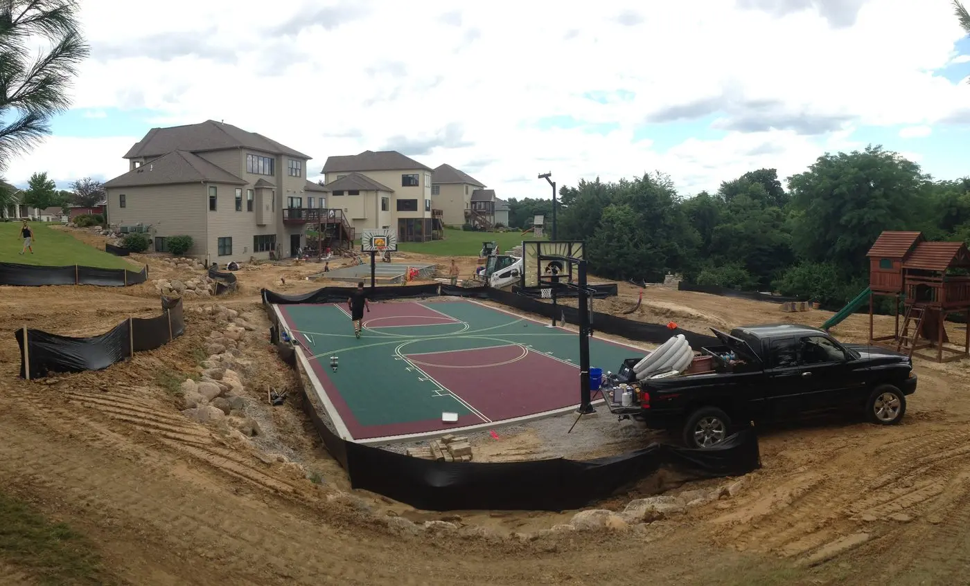 Landscape project by Landforms Design Inc in Cedar Rapids Iowa