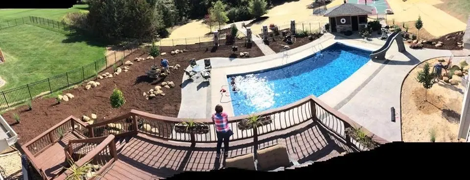 Landscape project by Landforms Design Inc in Cedar Rapids Iowa