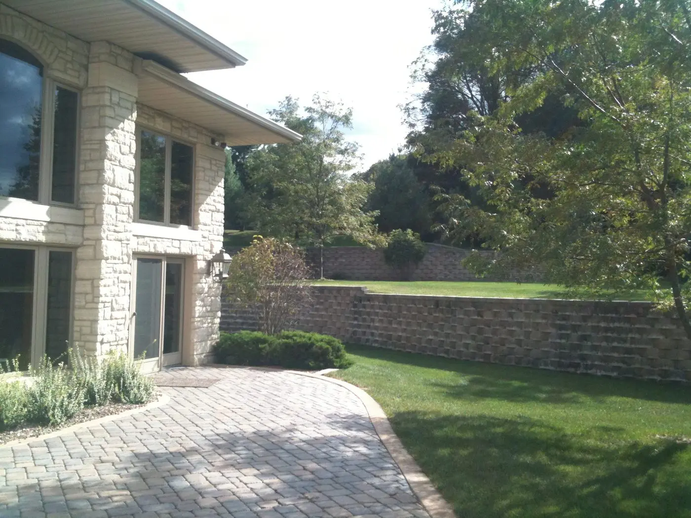Landscape project by Landforms Design Inc in Cedar Rapids Iowa