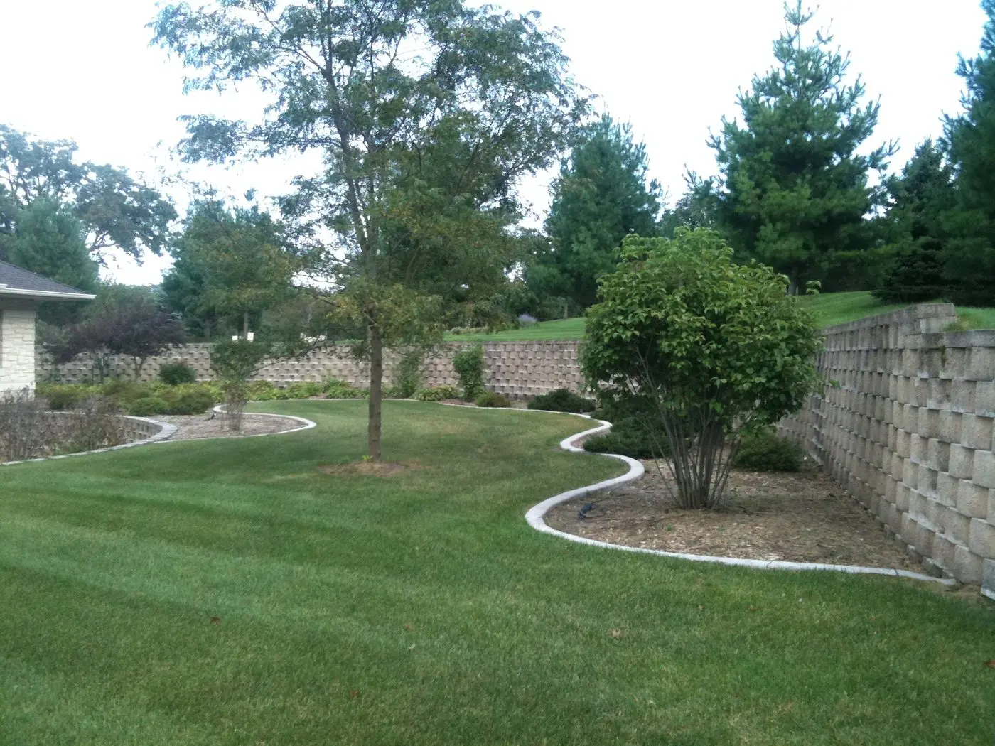 Landscape project by Landforms Design Inc in Cedar Rapids Iowa
