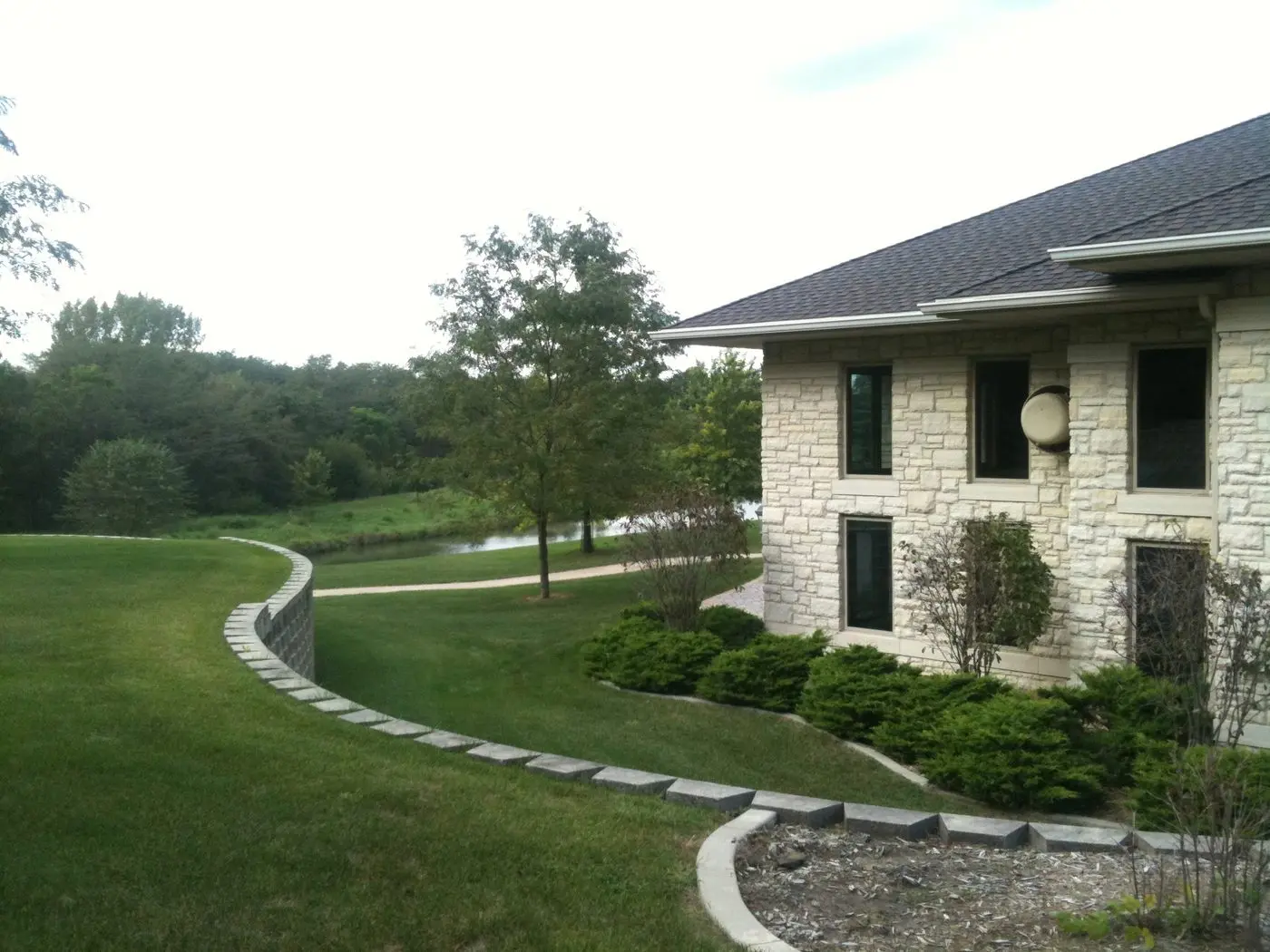 Landscape project by Landforms Design Inc in Cedar Rapids Iowa