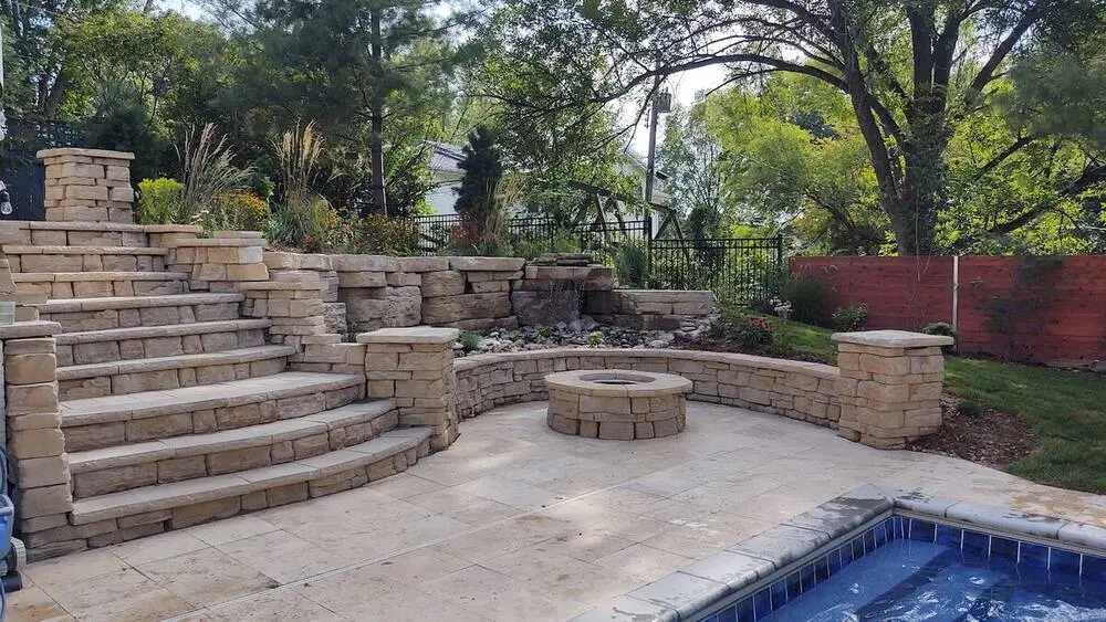 Landscape project by Landforms Design Inc in Cedar Rapids Iowa