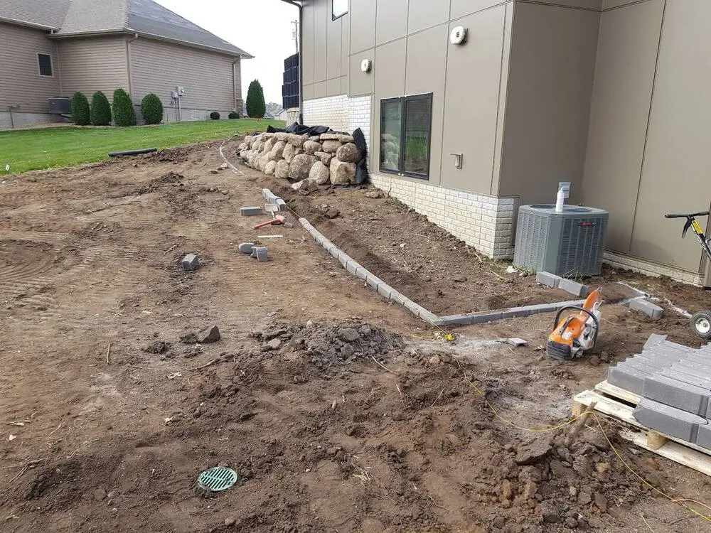 Landscape project by Landforms Design Inc in Cedar Rapids Iowa