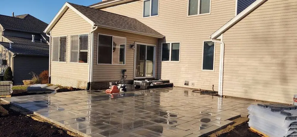 Landscape project by Landforms Design Inc in Cedar Rapids Iowa