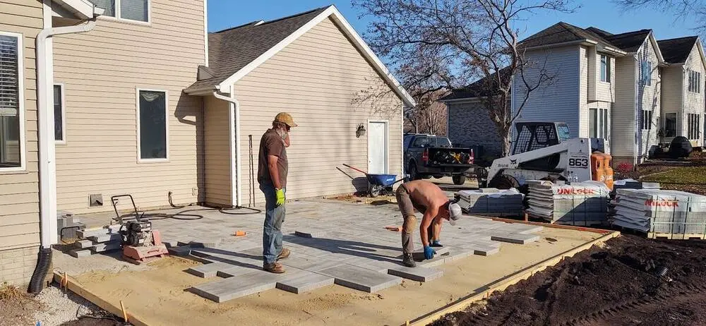 Landscape project by Landforms Design Inc in Cedar Rapids Iowa
