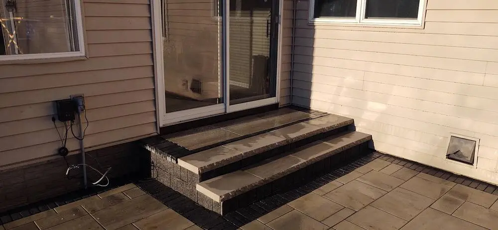 Landscape project by Landforms Design Inc in Cedar Rapids Iowa