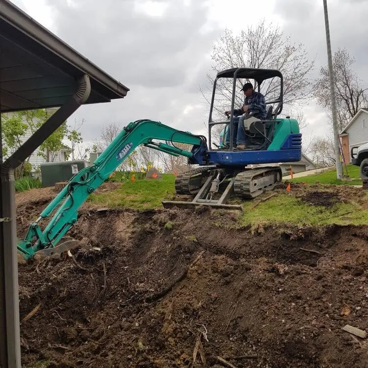 Landscape project by Landforms Design Inc in Cedar Rapids Iowa