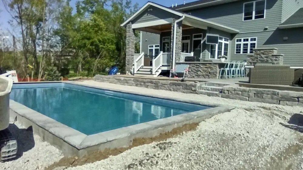 Landscape project by Landforms Design Inc in Cedar Rapids Iowa