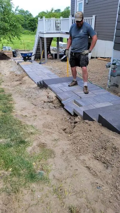 Landscape project by Landforms Design Inc in Cedar Rapids Iowa