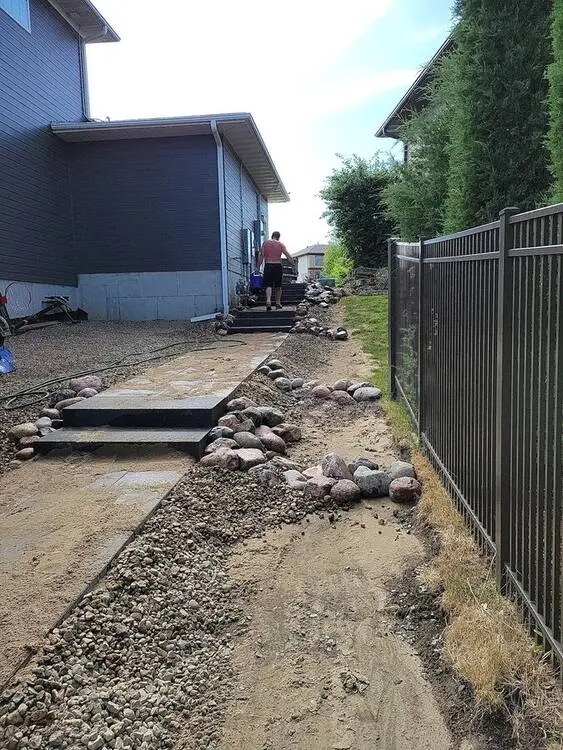 Landscape project by Landforms Design Inc in Cedar Rapids Iowa