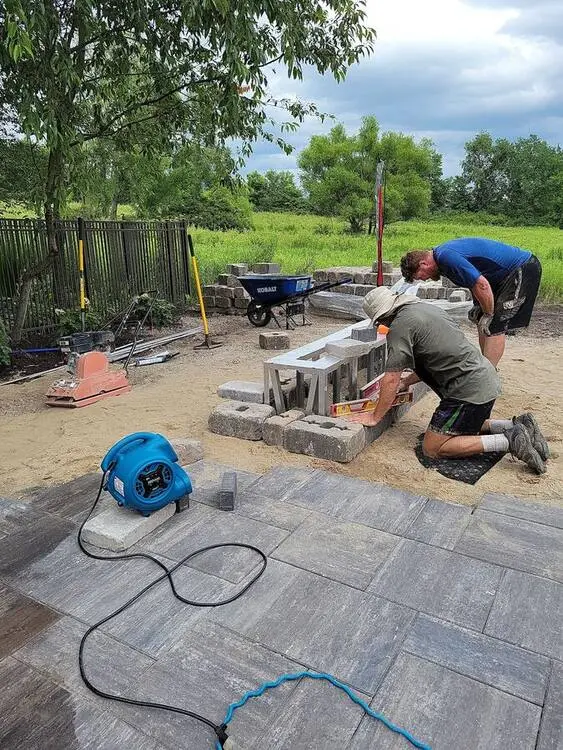 Landscape project by Landforms Design Inc in Cedar Rapids Iowa