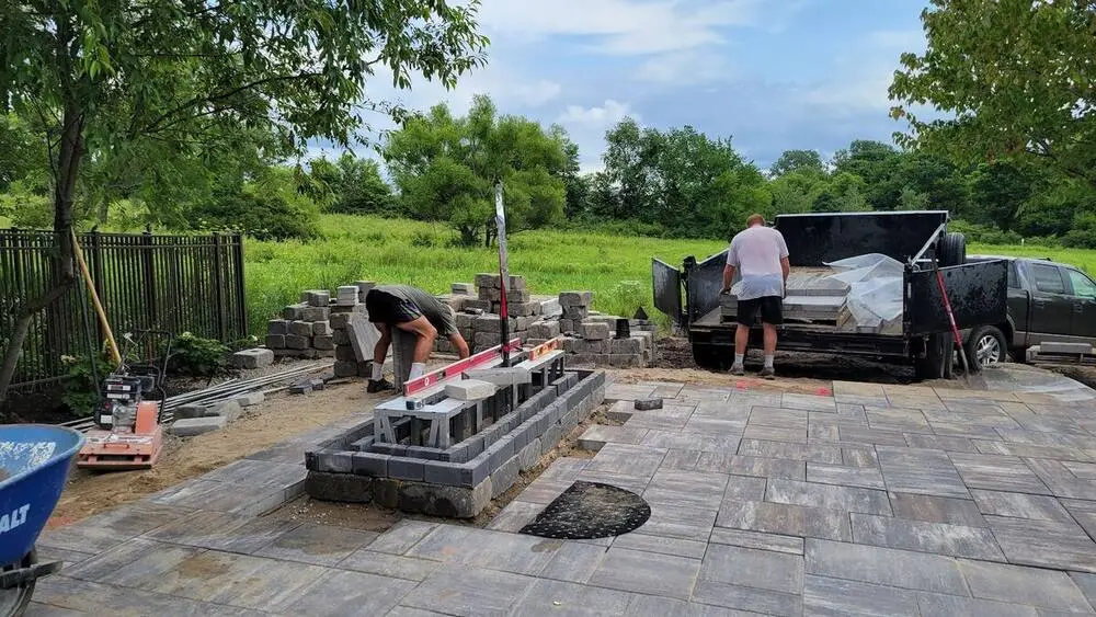 Landscape project by Landforms Design Inc in Cedar Rapids Iowa