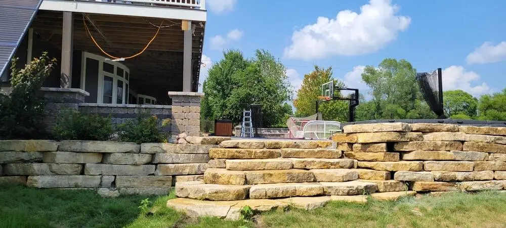Landscape project by Landforms Design Inc in Cedar Rapids Iowa