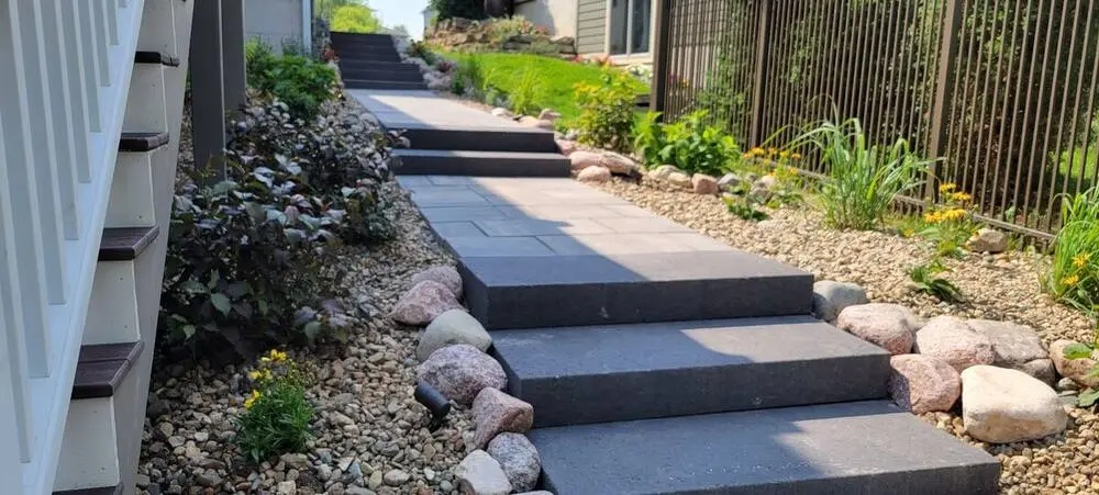 Landscape project by Landforms Design Inc in Cedar Rapids Iowa