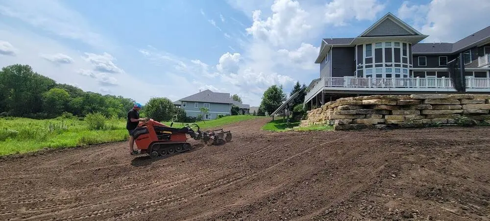Landscape project by Landforms Design Inc in Cedar Rapids Iowa