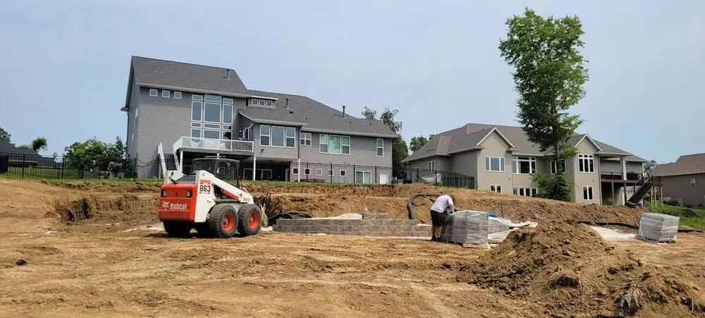 Landscape project by Landforms Design Inc in Cedar Rapids Iowa