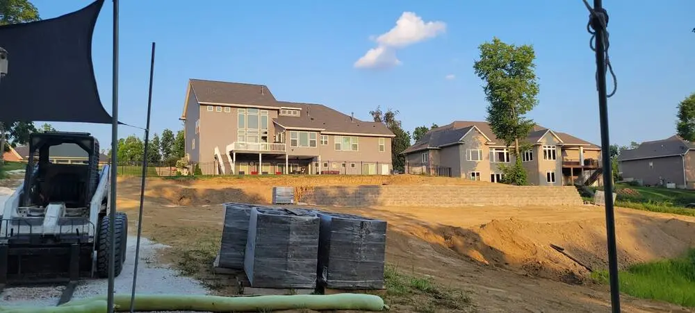 Landscape project by Landforms Design Inc in Cedar Rapids Iowa