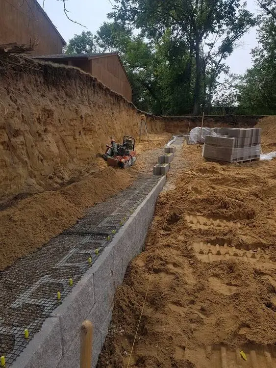 Landscape project by Landforms Design Inc in Cedar Rapids Iowa