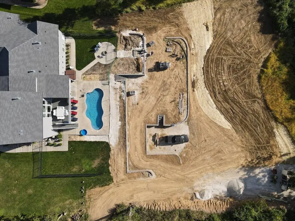 Landscape project by Landforms Design Inc in Cedar Rapids Iowa