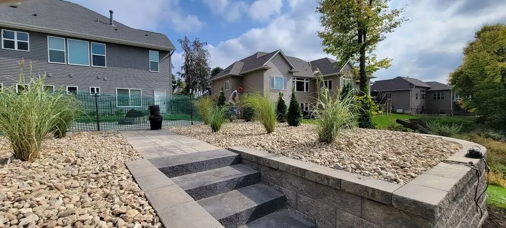 Landscape project by Landforms Design Inc in Cedar Rapids Iowa
