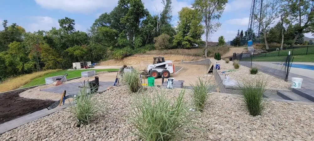 Landscape project by Landforms Design Inc in Cedar Rapids Iowa