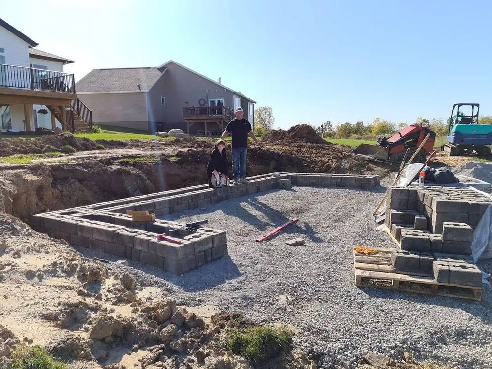 Landscape project by Landforms Design Inc in Cedar Rapids Iowa