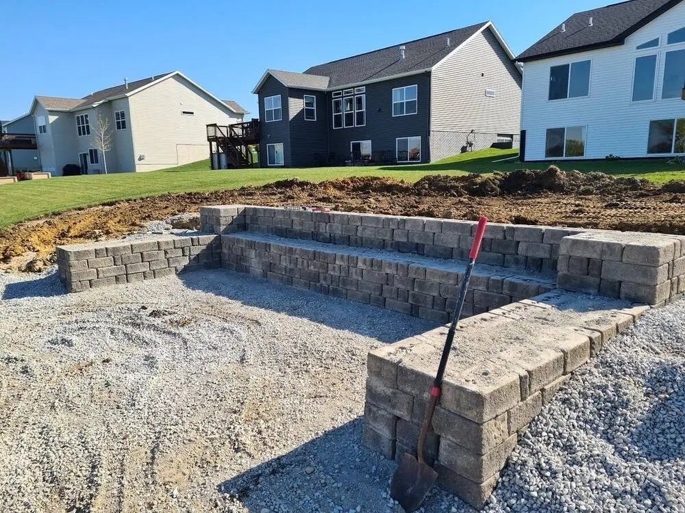 Landscape project by Landforms Design Inc in Cedar Rapids Iowa