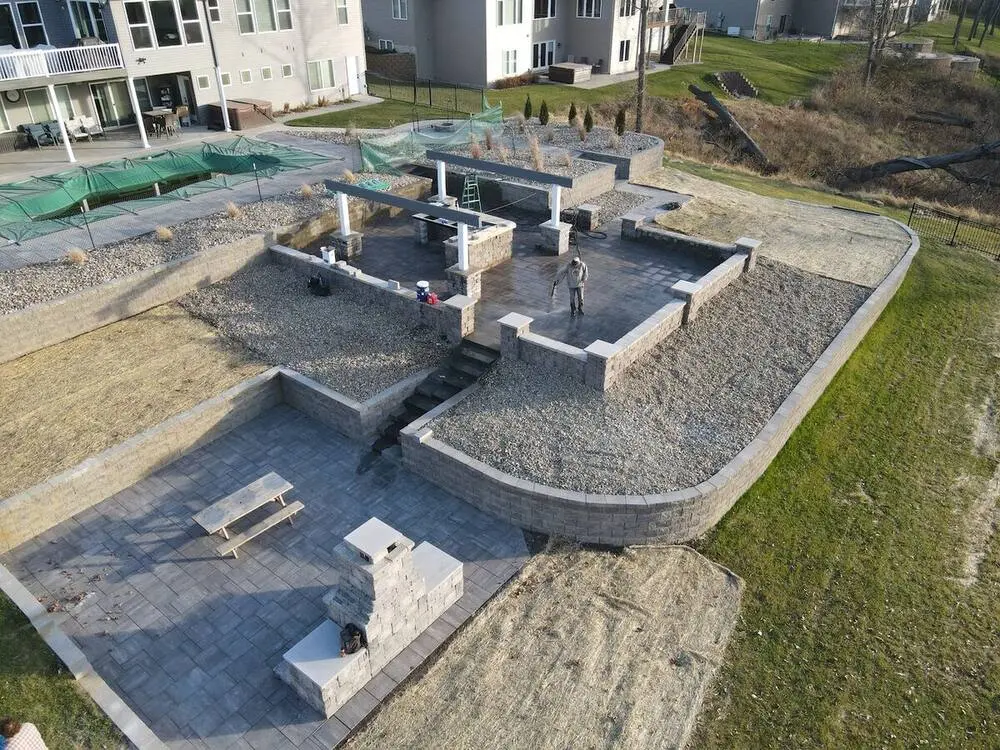 Landscape project by Landforms Design Inc in Cedar Rapids Iowa