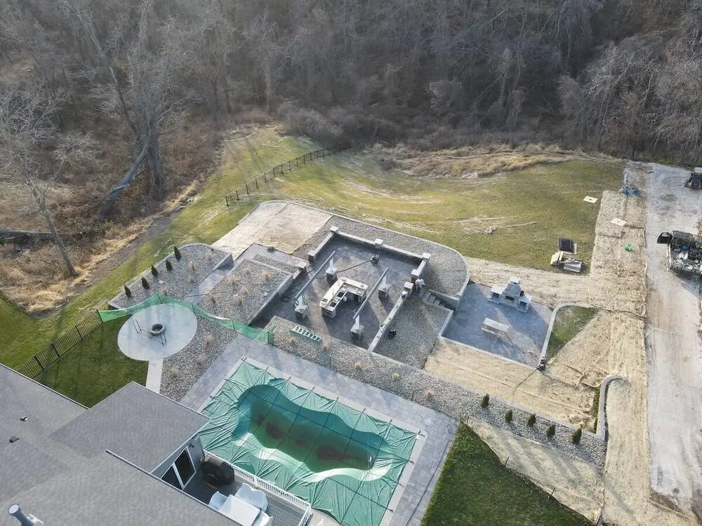 Landscape project by Landforms Design Inc in Cedar Rapids Iowa