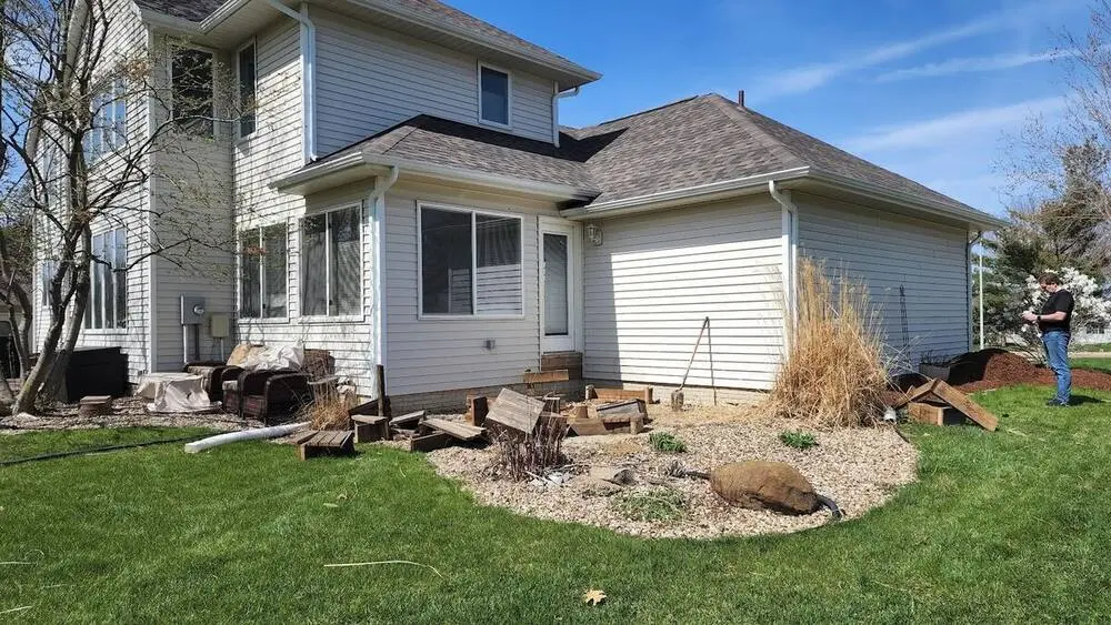 Landscape project by Landforms Design Inc in Cedar Rapids Iowa