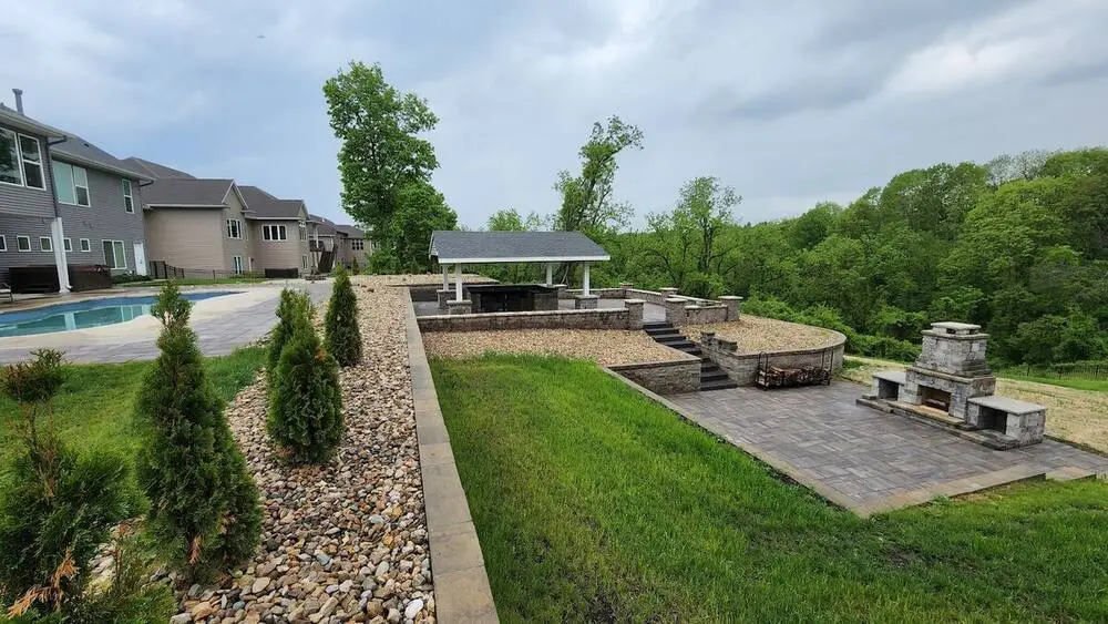 Landscape project by Landforms Design Inc in Cedar Rapids Iowa