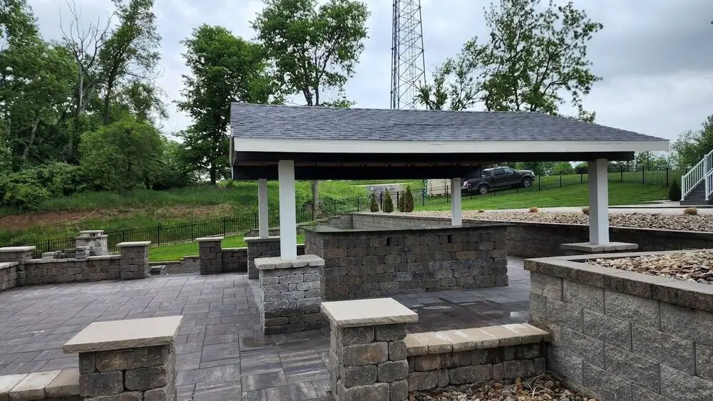 Landscape project by Landforms Design Inc in Cedar Rapids Iowa