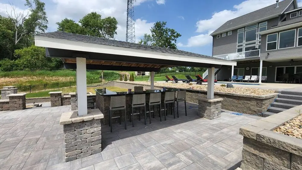 Landscape project by Landforms Design Inc in Cedar Rapids Iowa