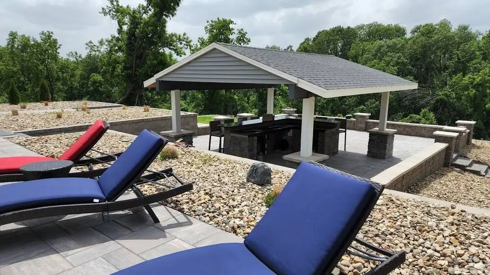 Landscape project by Landforms Design Inc in Cedar Rapids Iowa