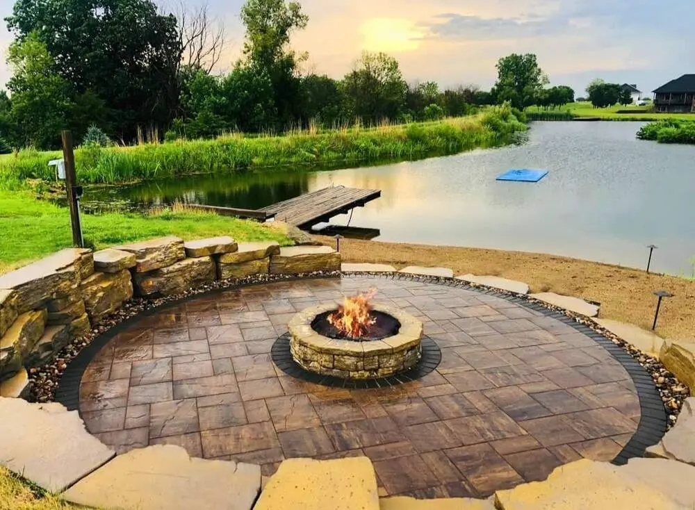 Landscape project by Landforms Design Inc in Cedar Rapids Iowa
