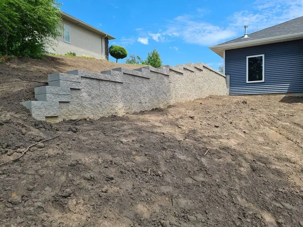 Landscape project by Landforms Design Inc in Cedar Rapids Iowa
