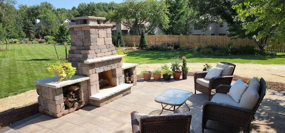 Landscape project by Landforms Design Inc in Cedar Rapids Iowa