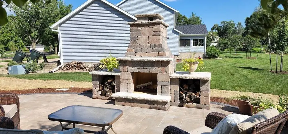 Landscape project by Landforms Design Inc in Cedar Rapids Iowa