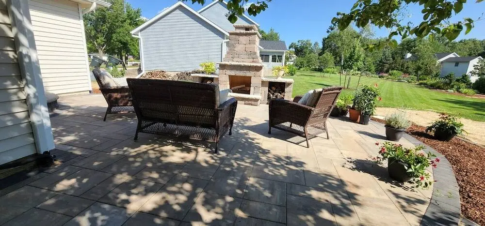 Landscape project by Landforms Design Inc in Cedar Rapids Iowa